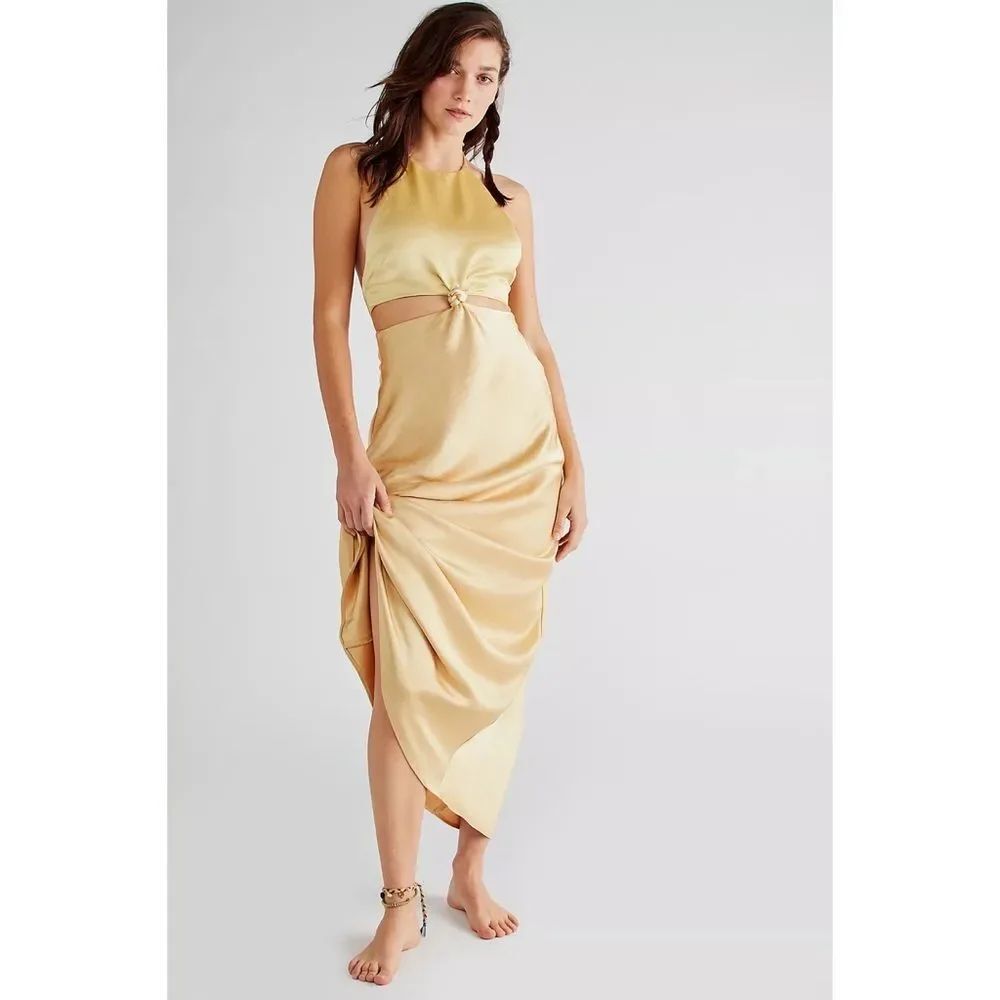 Free People BEC & BRIDGE Carrie Halter Dress